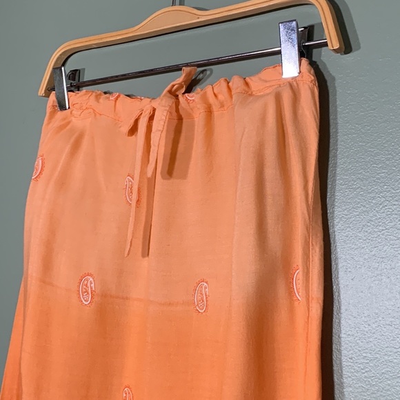 Orange Ombré Maxi Skirt - Picture 4 of 6